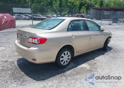 2011 Toyota Corolla Le из США, поврежденный, VIN 2T1BU4EE8BC693644